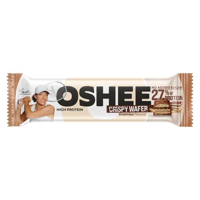 12 Pack Oshee Crispy Wafer - Tiramisu Flavor Protein Bar