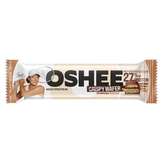 12 Pack Oshee Crispy Wafer - Tiramisu Flavor Protein Bar